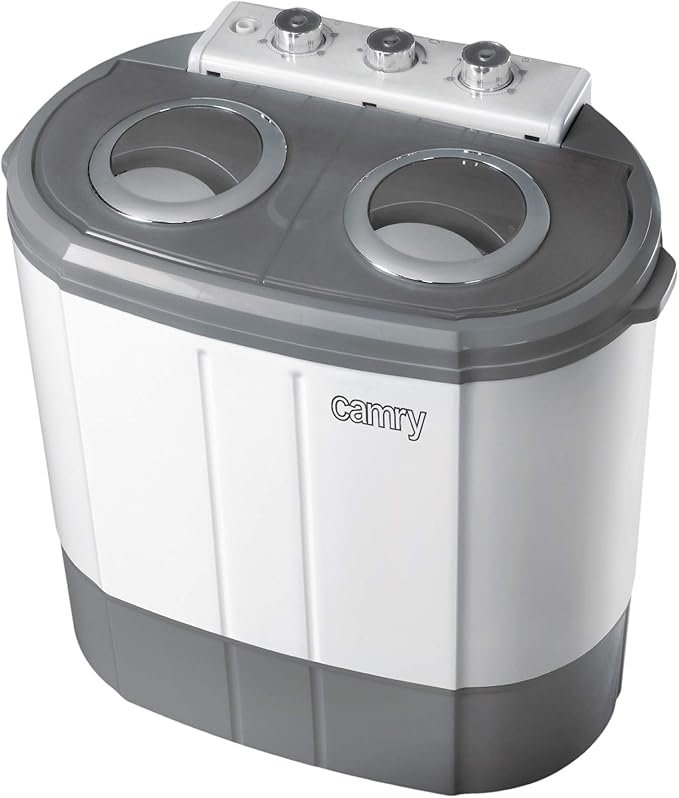 Mini Lavadora Centrifugadora Portátil Camry CR8052 - Opiniones, 3Kg de capacidad de lavado y 1Kg de centrifugado
