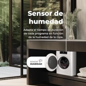 Secadora de Ropa Mini S3 EVVO - Marca Española, Capacidad de 3 kg - Ideal para espacios reducidos - Fácil de usar y transportar - Sin necesidad de instalación