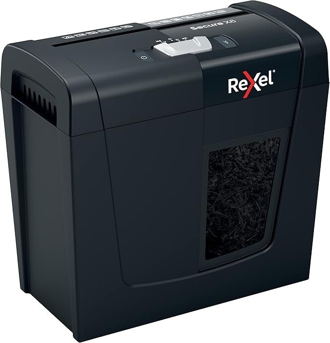Opiniones Rexel X6 - Trituradora de papel de corte cruzado, tritura 7-6 hojas (70-80 g/m²), seguridad P4 - Mejor Precio Online - Envío rápido - ¡Compra Ahora!