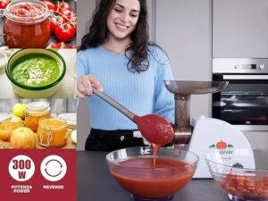 Trituradora eléctrica de tomate Beper BP.720 de acero inoxidable - Opiniones y comparativa de exprimidores de tomate.