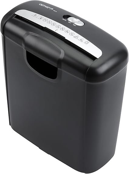 Genie Destructora 240 S: Opiniones, hasta 6 hojas, corte en tiras (P-2), trituradora de tarjetas de crédito.