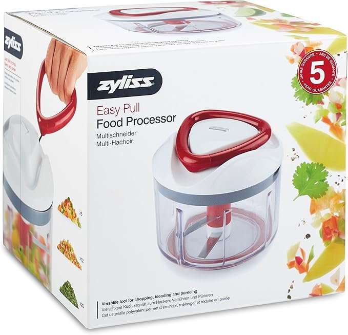 Opiniones Zyliss Easy Pull Picadora Manual, 750ml - Picadora Manual con Cuerda - Picadora de Verduras