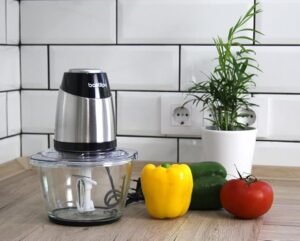 Opiniones Bastilipo - Picadora eléctrica de alimentos de 350w y capacidad de 1,2 litros.