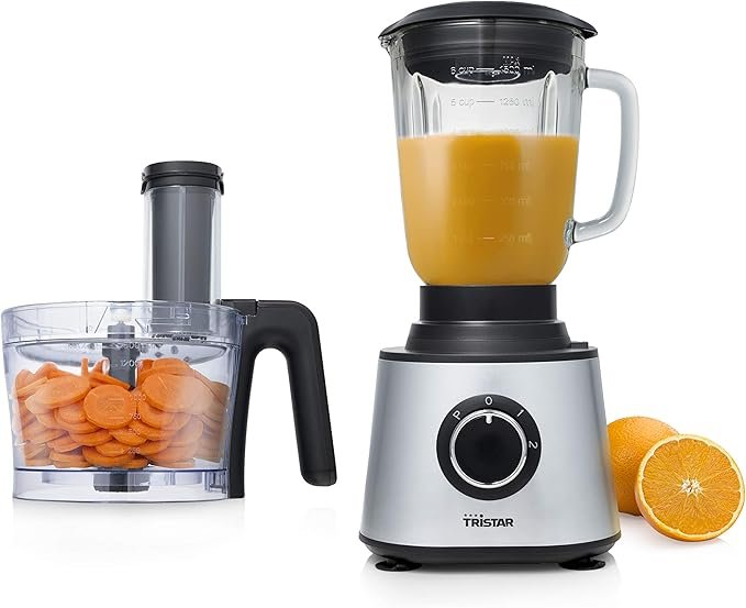 Opiniones Tristar MX-4823 Robot de cocina con batidora y picadora, 1.5 litros de capacidad - Compra online al mejor precio.